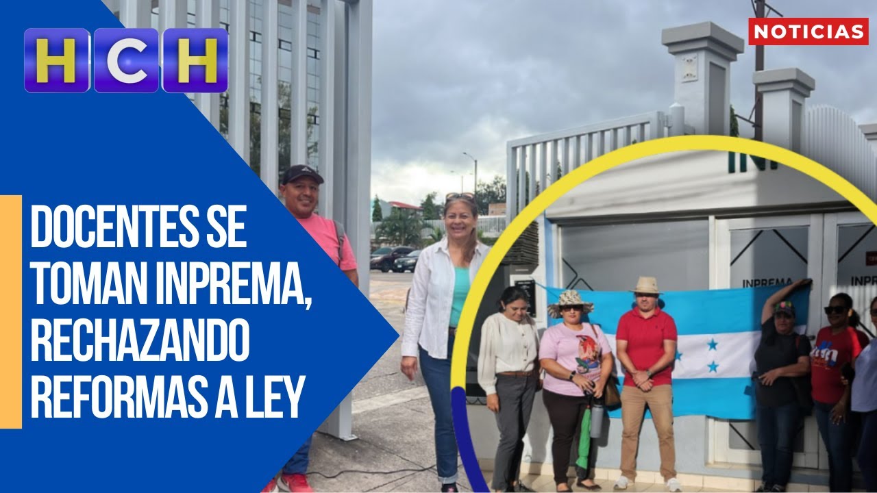 ¡A nivel nacional! Docentes se toman Inprema, rechazando reformas a ley