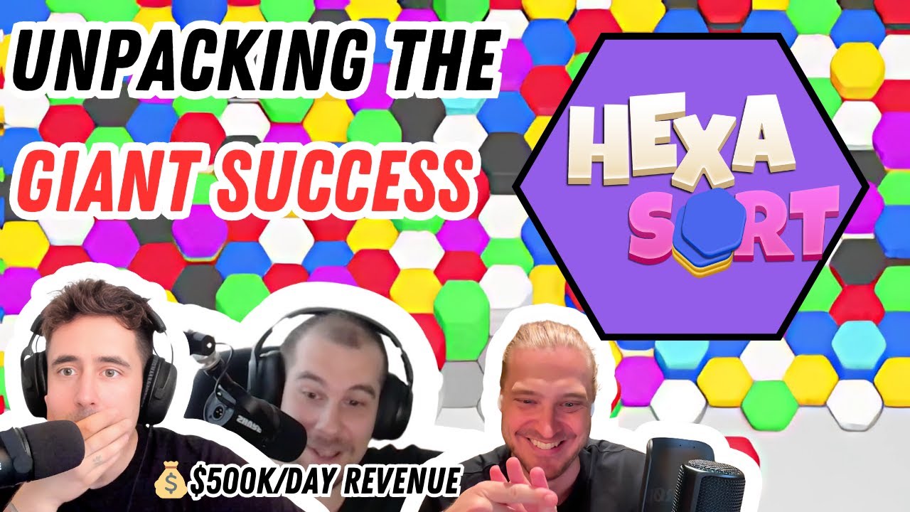 Hexasort: Unpacking the $500k/day revenue success. A new era of casual & puzzle games!