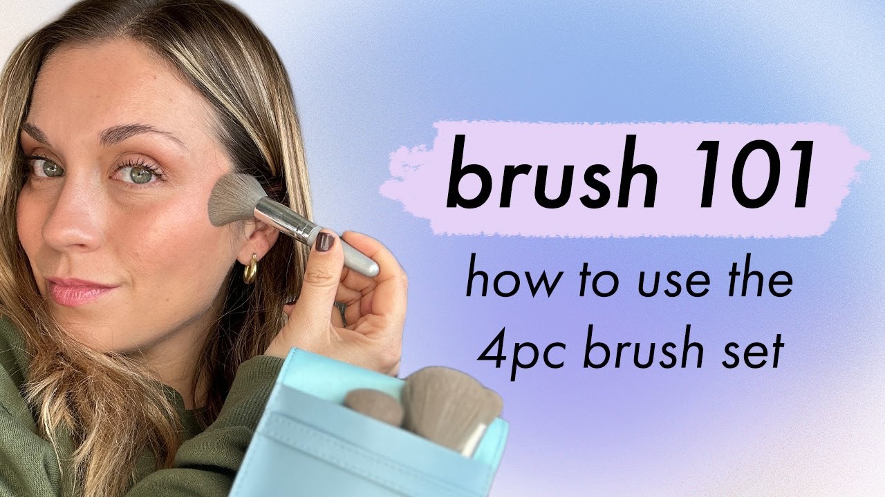 How to use our 4 Piece Brush Set: Achieve Pro-Level Makeup with MUA Pauline!