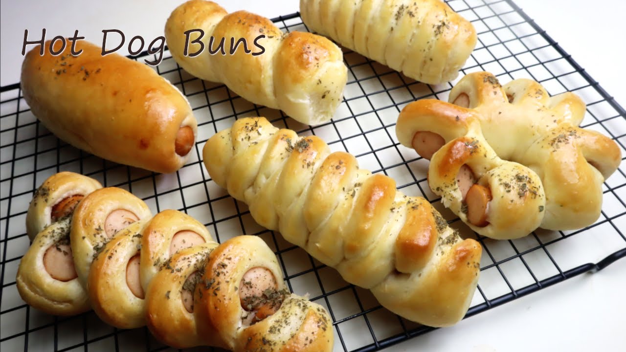 Hot dog Buns, 6 different style.