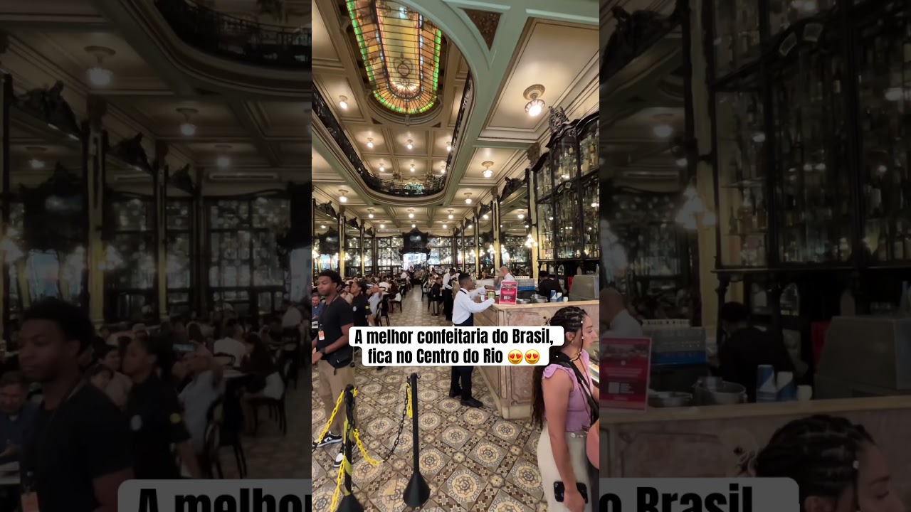 Famosa Confeitaria Colombo no Centro do Rio #carioca #rj #riodejaneiro
