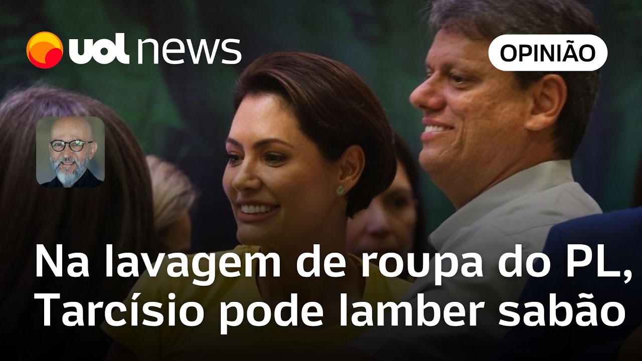 Bolsonaro pode colocar Tarcísio para lamber sabão, lançando Michelle ao Planalto | Josias de Souza