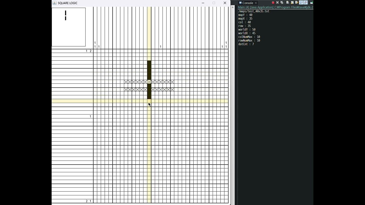 [JAVA] Square Logic Game in GUI
