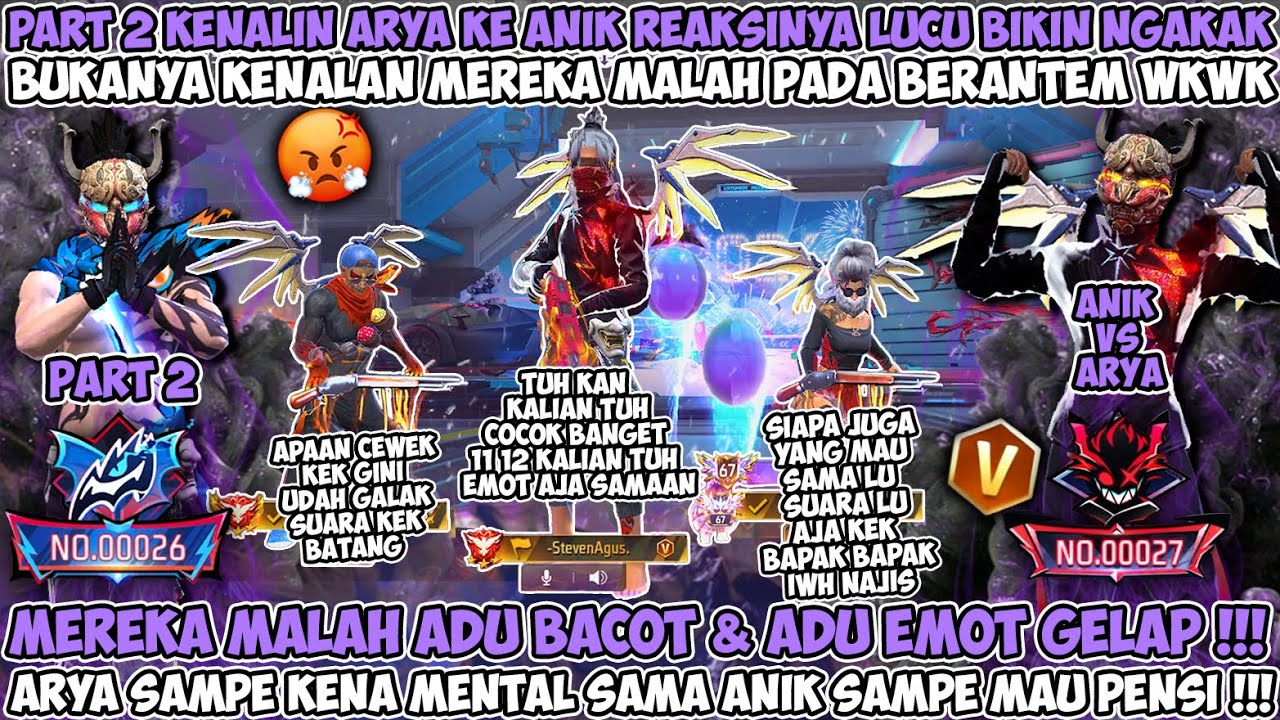 PART 2 KENALIN ARYA KE ANIK REAKSINYA LUCU BIKIN NGAKAK😂BUKANYA KENALAN MALAH PARA BERANTEM WKWKWK🤣