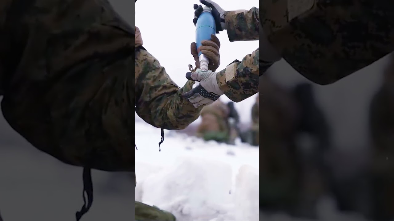 Total Focus! Mortar Training in the Snow 