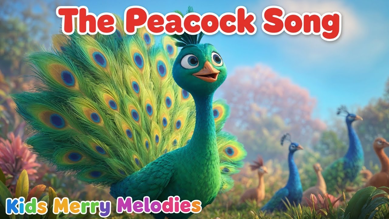 The Peacock Song | Kids song | Nursery rhymes 