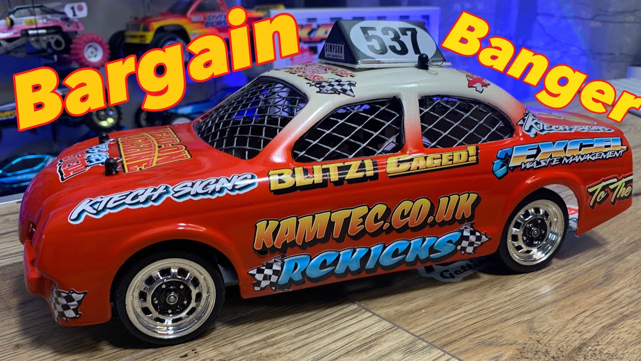 Building A kamtec SWB Banger RC Car. A Perfect Budget Xmas Basher For The Younger RC Fans.
