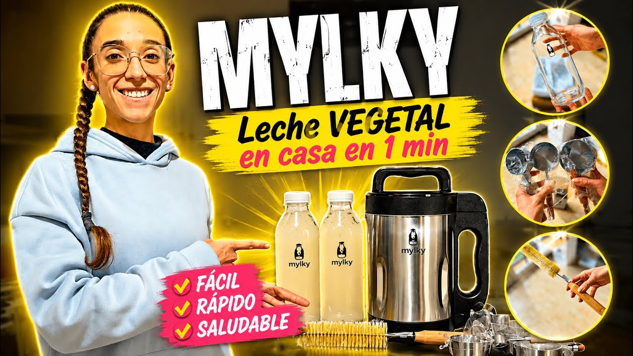 🥛 PRUEBO la MÁQUINA que HACE LECHE VEGETAL en 1 MINUTO 🌱*¿MERECE la PENA?* | Recetas + Unboxing