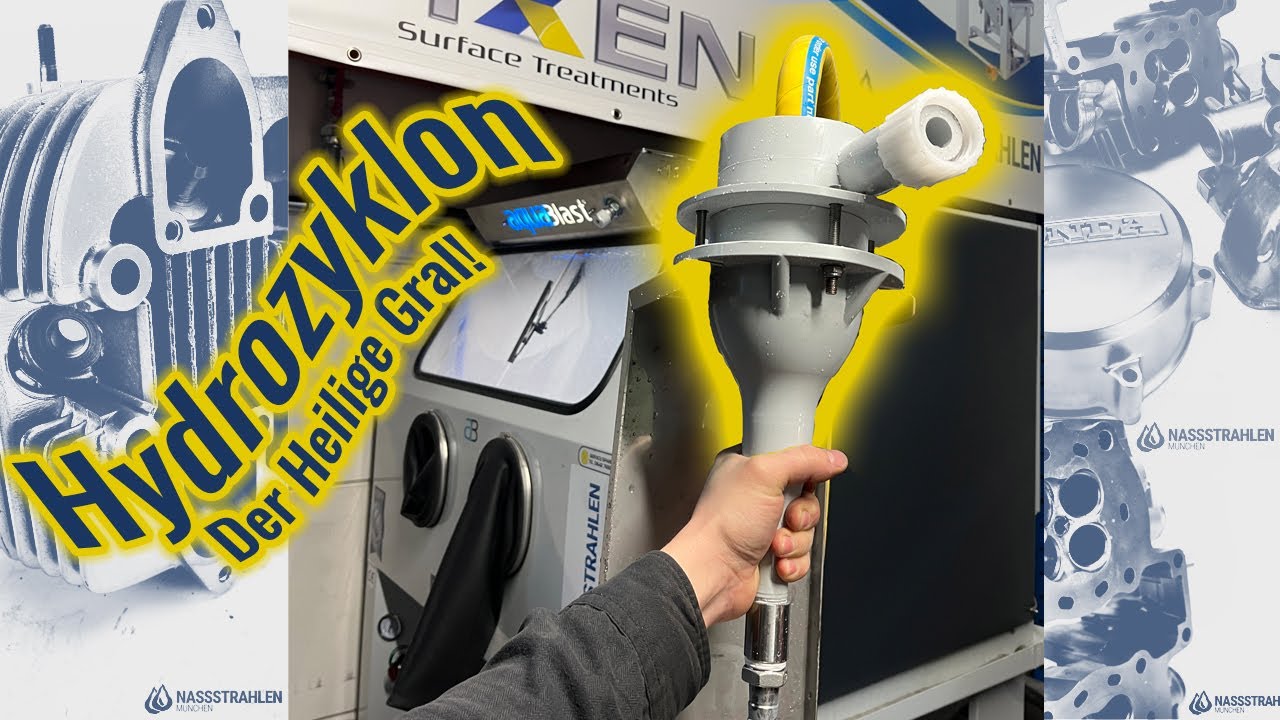 Hydrozyklon für unserer Aquablast 1215 von Vixen. Der Heilige Gral des Nassstrahlens!
