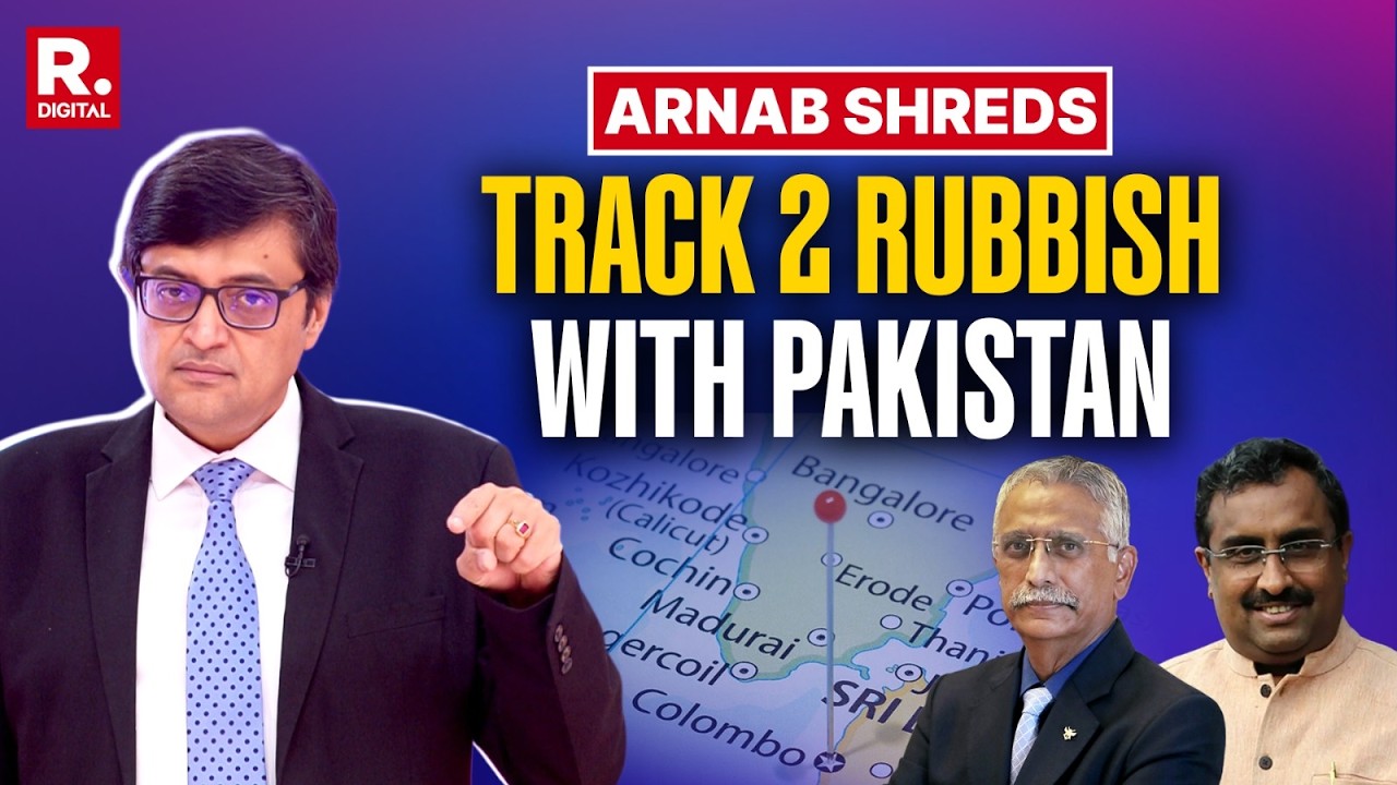 Arnab Goswami's 9-Minute Shred Of Track-2 Rubbish With Pakistan In Colombo