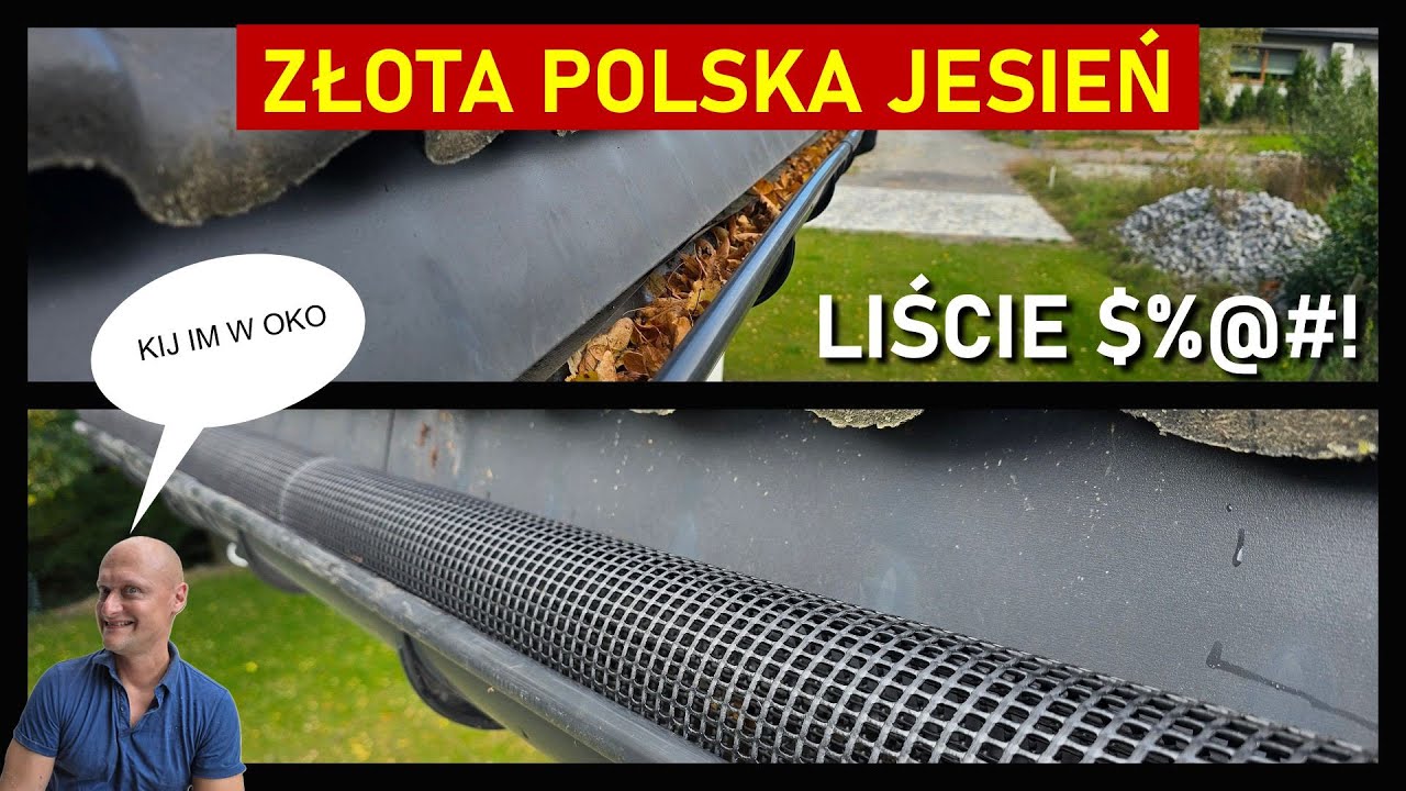 Zabezpieczenie Rynny przed liśćmi