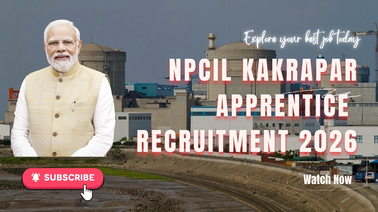 NPCIL Apprentice Vacancy 2026 | ITI Pass Govt Job | Apply Now