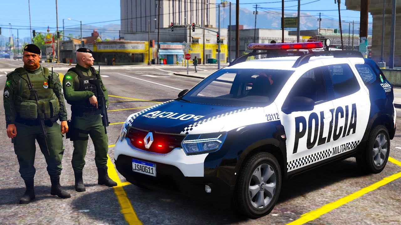 LADRÃO TENTOU ATIRAR NO TENENTE MAIS se DEU MAL! PMCE | GTA 5 POLICIAL (LSPDFR)