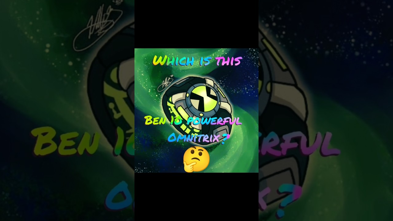 POWERFULL OMNITRIX IN BEN 10//#shorts #tamil #anime #viral #cartoon #ben10 #ben10omniverse