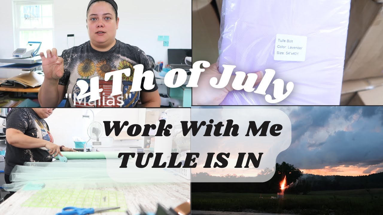 4th of July Work with Me, Tulle Is In, Partnered with Hoop Master, and Fireworks