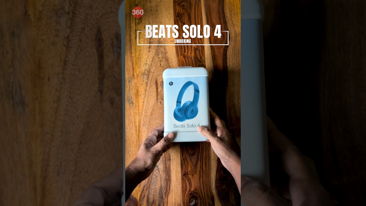 Beats Solo 4 Unboxing & First Look. #beats #headphones #gadget360