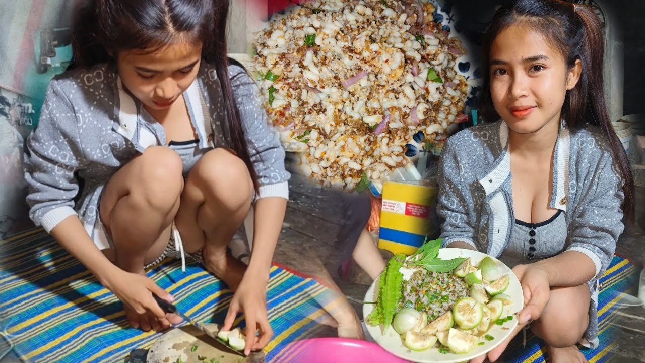 ກອ້ຍໄຂ່ມົດແດງ/ก้อยไข่มดแดง##บุญมาสาวภูไท #สาวภูไท #สาวลาว 