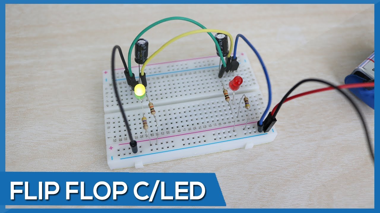 PASSO  A PASSO - COMO FAZER CIRCUITO FLIP FLOP (e como funciona)