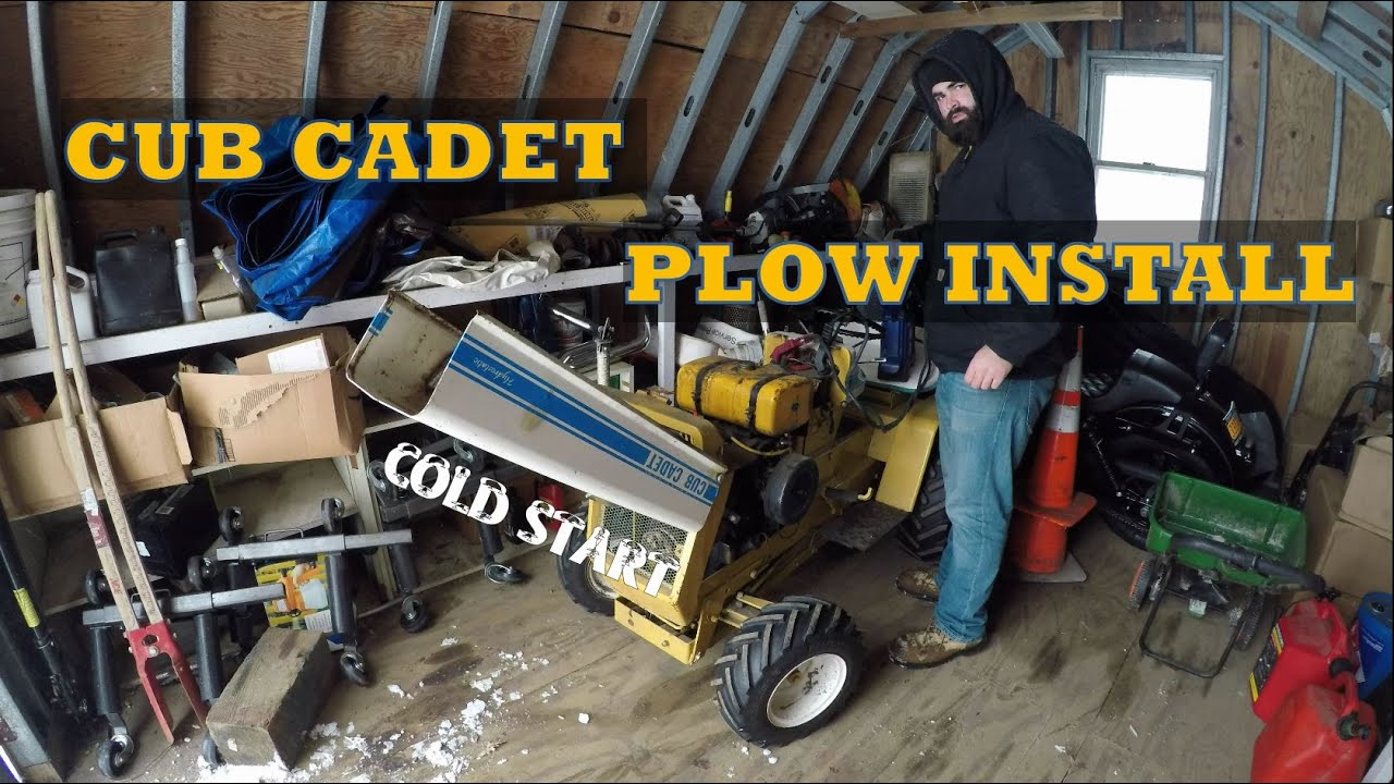 Cub Cadet 125 Plow Install and Testing