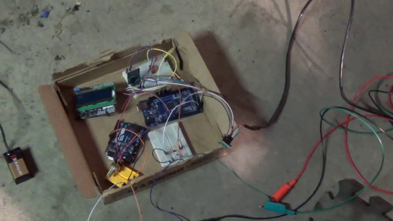 Arduino Small engine dyno and initial test run. IT WORKS!