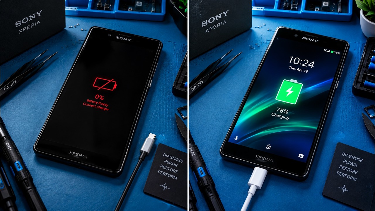 SONY XPERIA M2,M3,M4,AZ,Z2,3,4. NOT CHARGING NOT ON