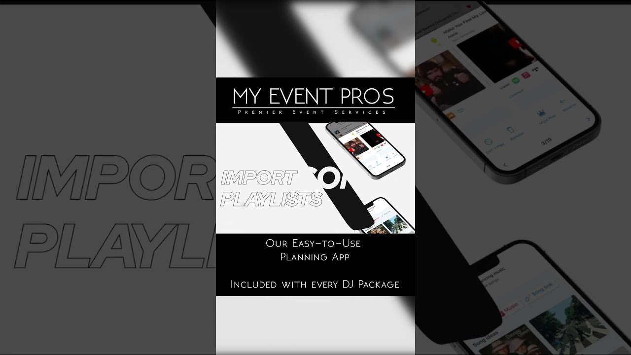 The Ultimate Wedding Planning App | Included with Every DJ Package by My Event Pros  #weddingdj