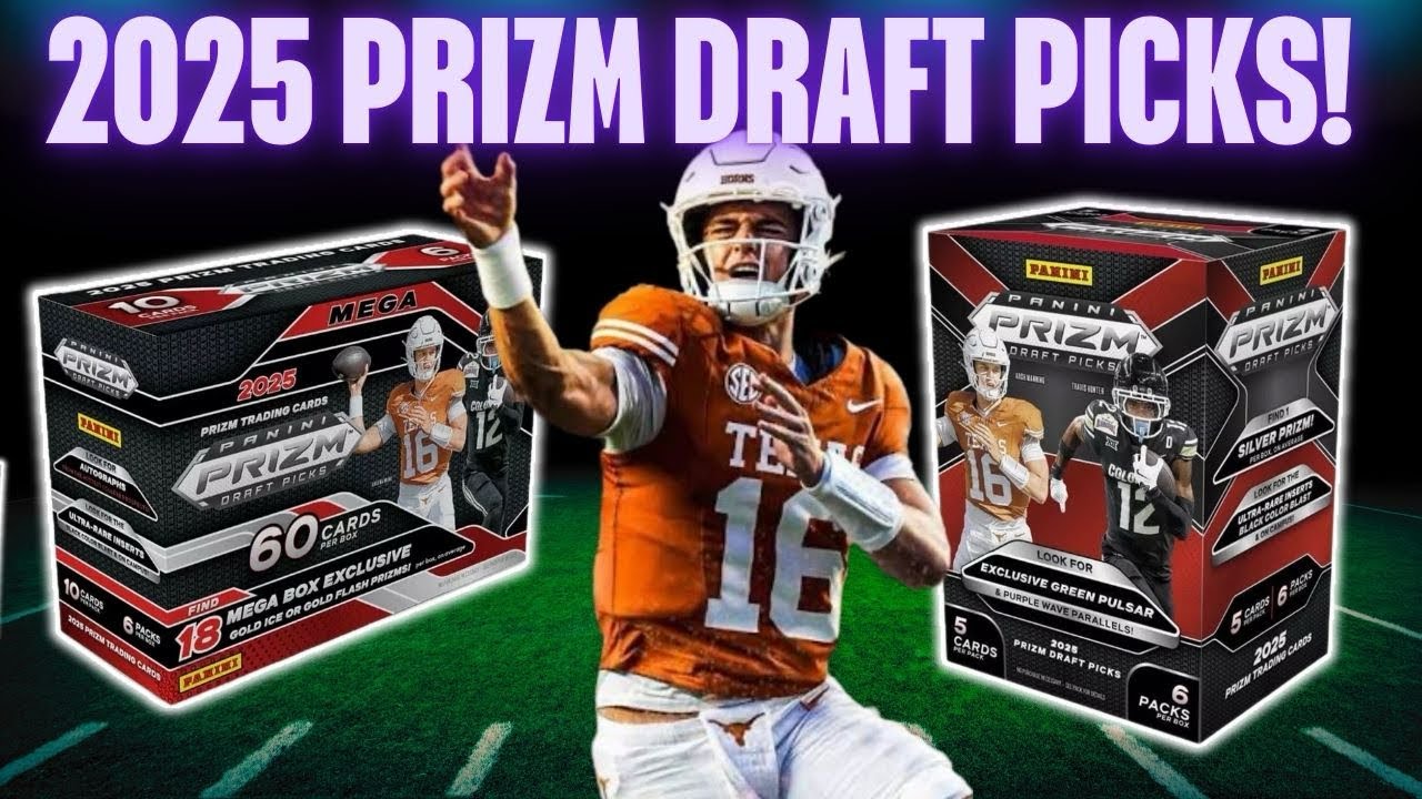 🚨DON’T SLEEP ON THESE! 2025 PRIZM DRAFT PICKS MEGA & BLASTER! PULLED MY FIRST ARCH MANNING! 🔥 