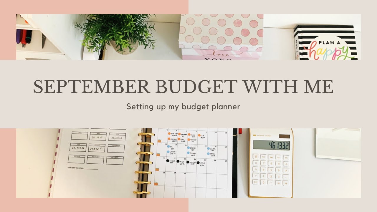 September Monthly Budget With Me