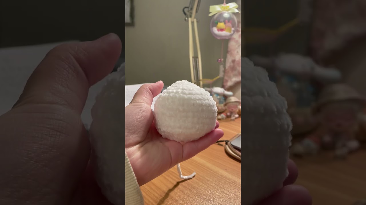 Crochet a Snowman with me! ☃️ #crochet
