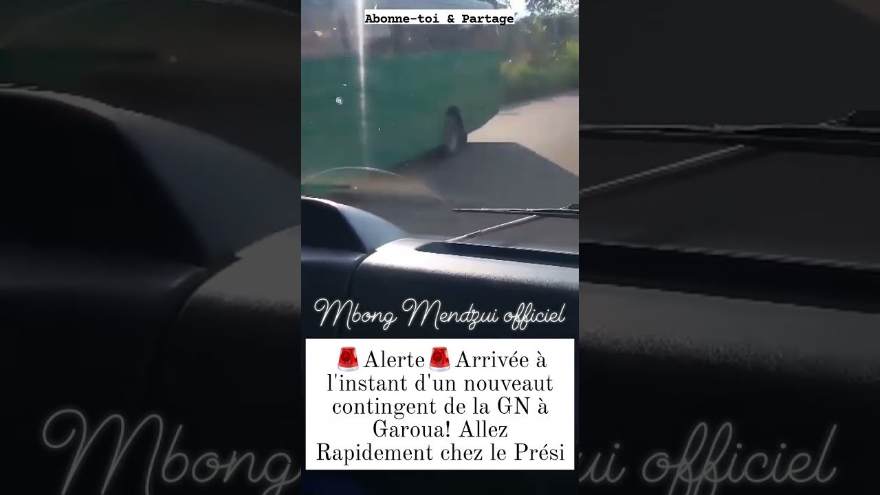 🚨MBONG ALERTE 🚨Arriv&eacute;e &agrave; l'instant d'un nouveau contingent de la Gendarmerie nationale &agrave; Garoua!