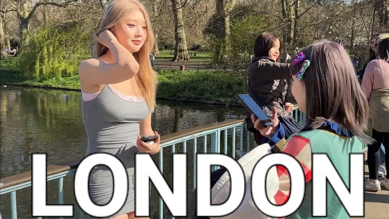 🇬🇧 LONDON WALKING TOUR, EASTER IN LONDON - SCENIC WALK THROUGH HYDE PARK AND ST JAMES'S PARK, 4K60