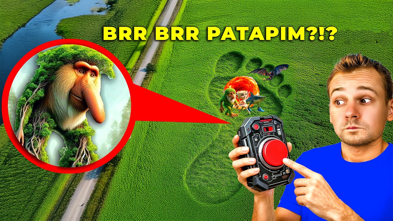 MY DRONE CAPTURED BRR BRR PATAPIM in Real Life!