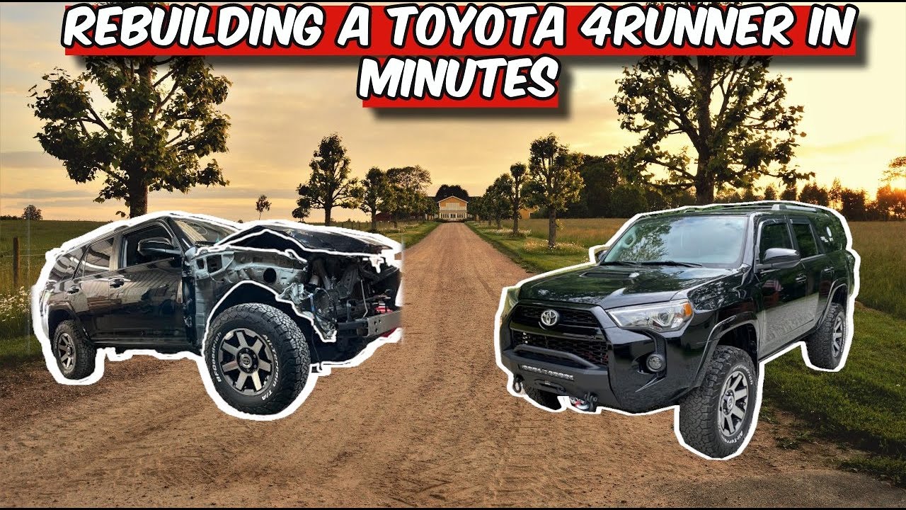 Watch This Toyota 4runner Get Completely Rebuilt In Minutes!