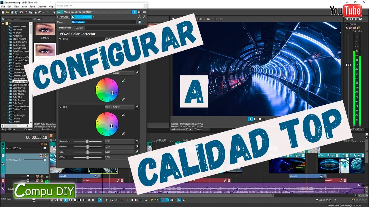 Como CONFIGURAR VEGAS PRO 18 para RENDERIZAR VIDEO en MEJOR CALIDAD