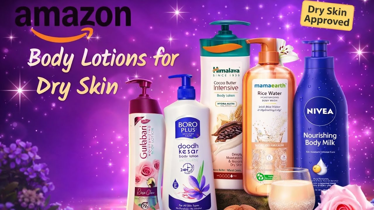 5 Budget Body Lotions from Amazon That Feel Like Luxury! 