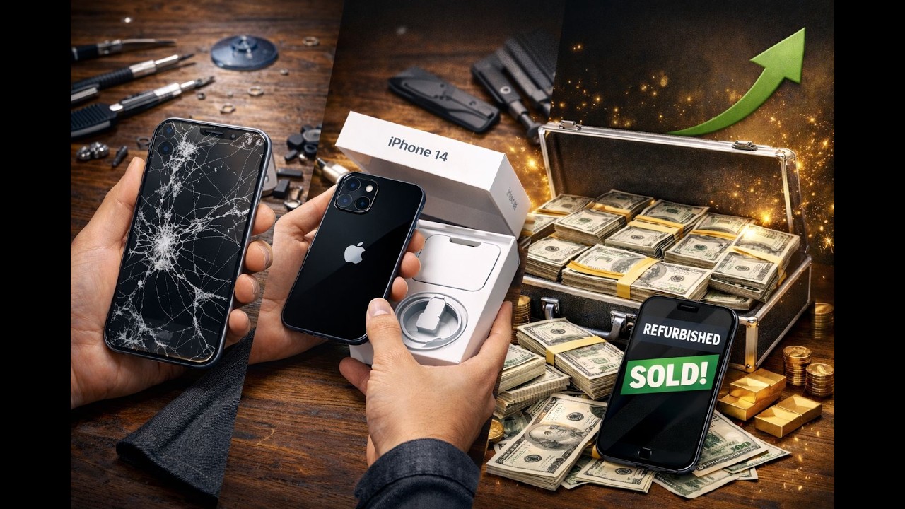 iPhone 14 refurbished at McService Store Unboxing