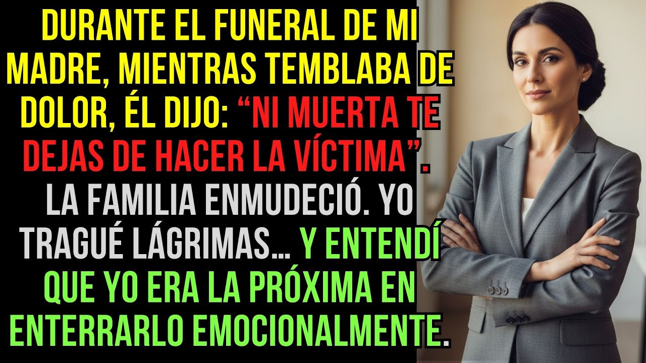 EN EL FUNERAL DE MI MADRE, MI ESPOSO ME HUMILLÓ… Y ALGO DENTRO DE MÍ DESPERTÓ.