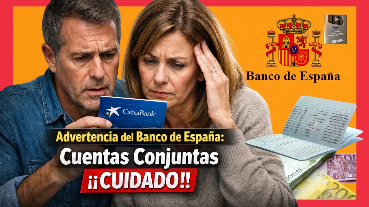 ⚠️⏩𝐄𝐥 𝐁𝐚𝐧𝐜𝐨 𝐝𝐞 𝐄𝐬𝐩𝐚𝐧̃𝐚 𝐀𝐕𝐈𝐒𝐀 𝐚 𝐥𝐨𝐬 𝐓𝐢𝐭𝐮𝐥𝐚𝐫𝐞𝐬 𝐝𝐞 𝐮𝐧𝐚 𝐂𝐔𝐄𝐍𝐓𝐀 𝐂𝐎𝐍𝐉𝐔𝐍𝐓𝐀... 𝐄𝐥 𝐃𝐢𝐧𝐞𝐫𝐨 𝐍𝐎 𝐄𝐒 𝐃𝐄 𝐓𝐎𝐃𝐎𝐒🚨