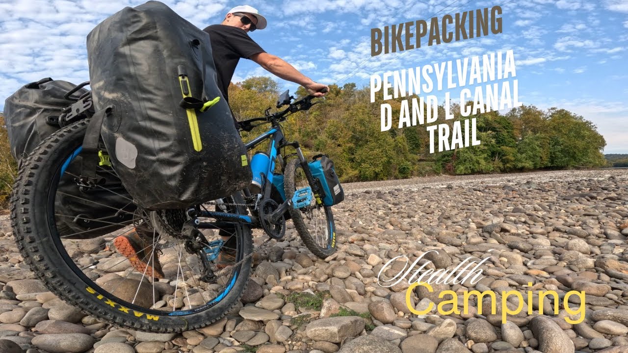 Bike packing Pennsylvania’s Historic D and L Canal trail - Stealth Camping