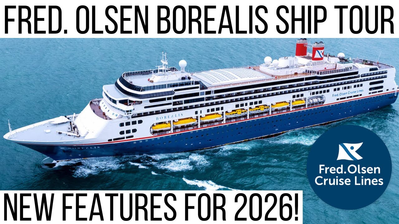 Экскурсия по круизному лайнеру Fred Olsen Borealis 2026 после ремонта.