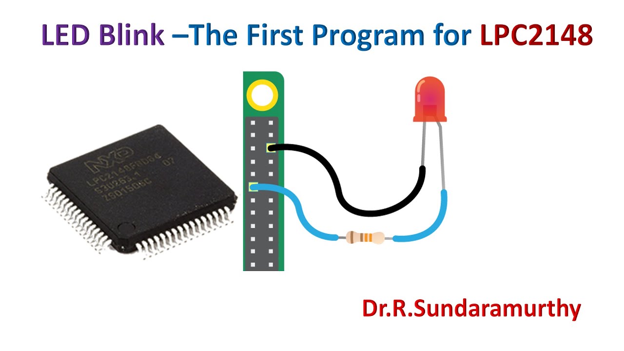 LED Blink –The First Program for LPC2148