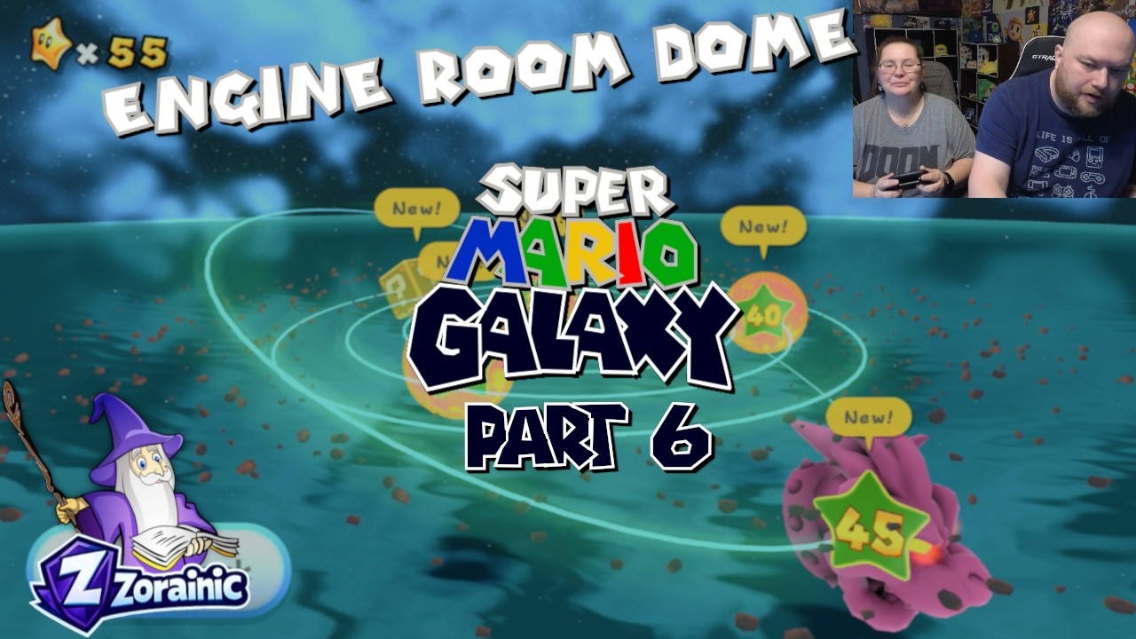 Husband & Wife vs. The Engine Room Dome! | Super Mario Galaxy (Clean/Family Friendly)