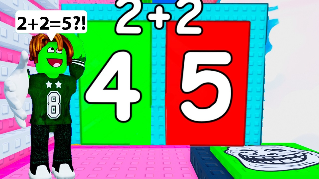 ROBLOX Math Tower Funny Moments (SLAP TOWER)