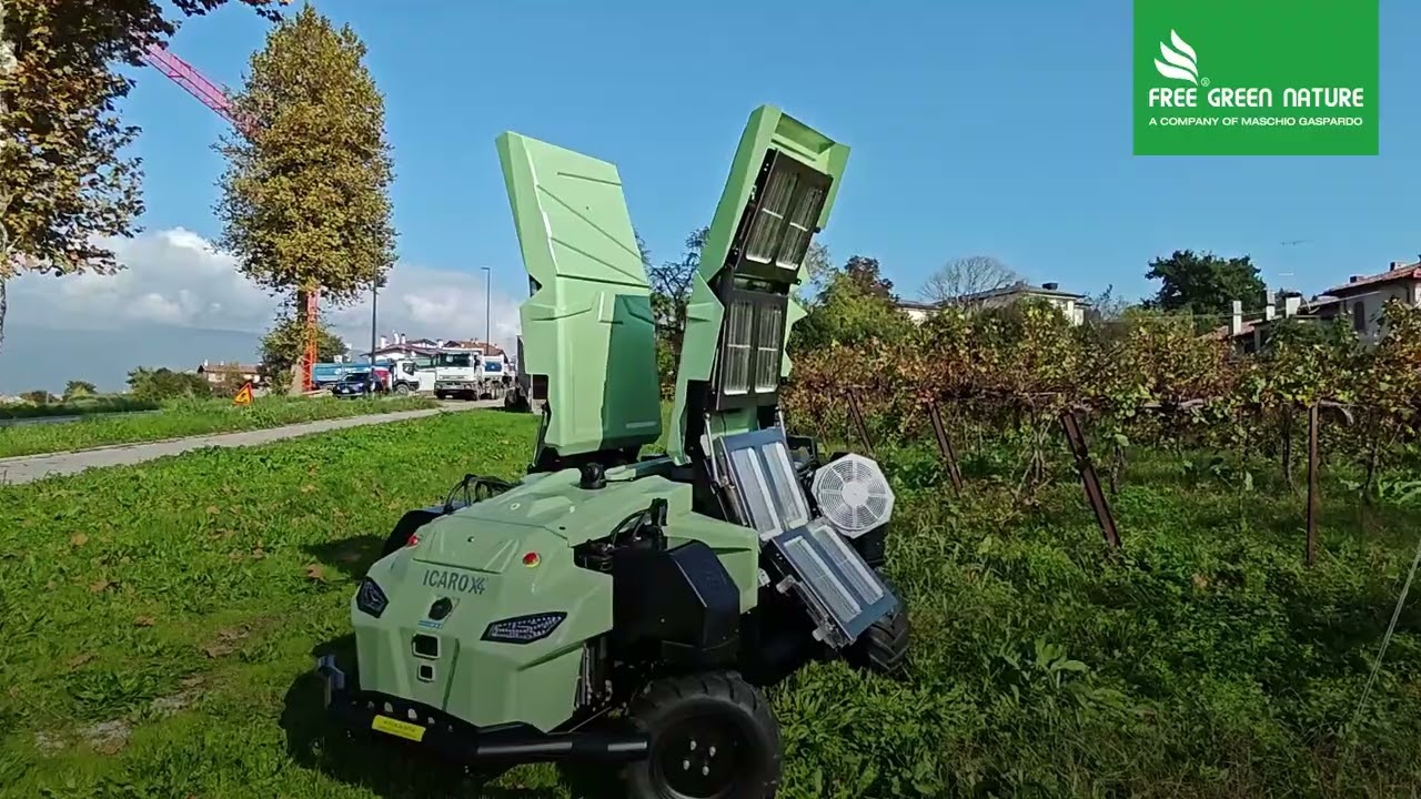 Free Green Nature, descrizione completa del robot Icaro X4, audio e sottotitoli in Italiano.
