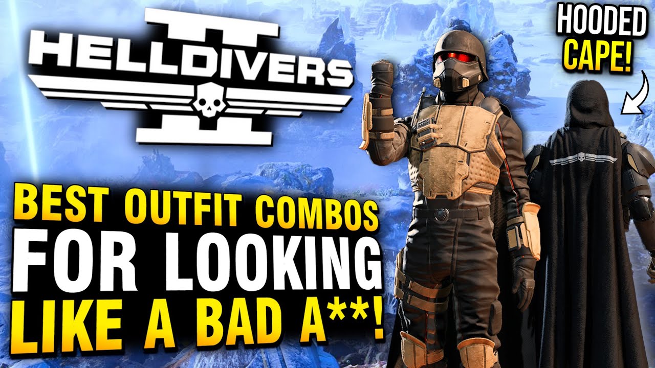 Helldivers 2 — самые крутые комбинации шлема/брони/плаща