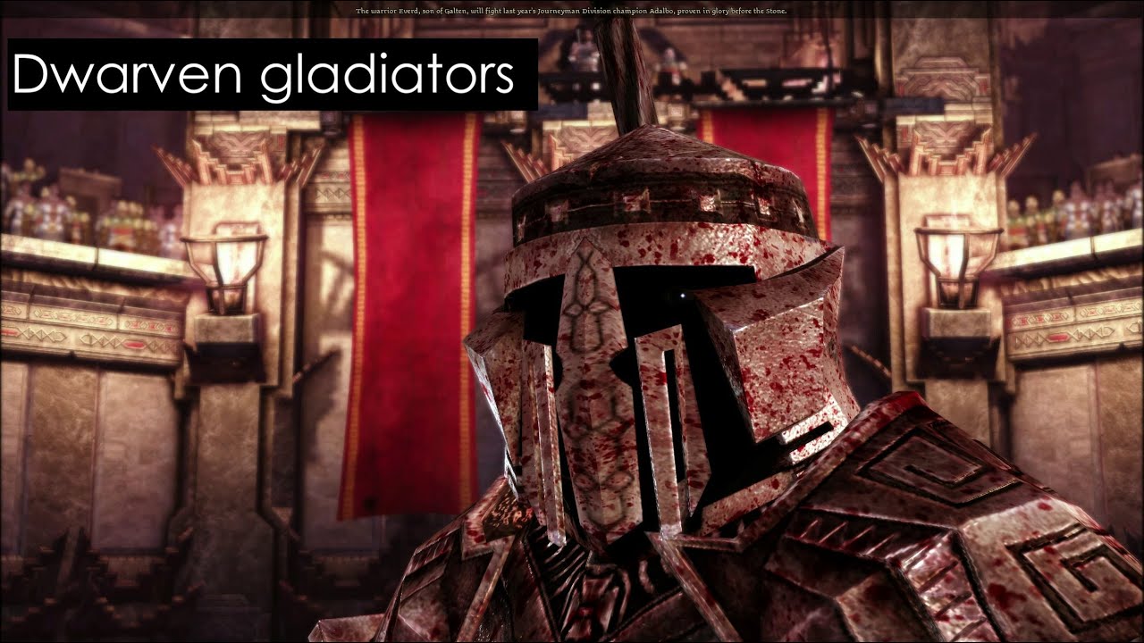 Dragon Age  Origins - Dwarven Glory Proving - The ultimate gladiator championship in Orzammar