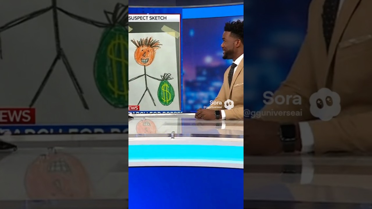 Funny police sketch made in a rush with crayon is too much 🤣 