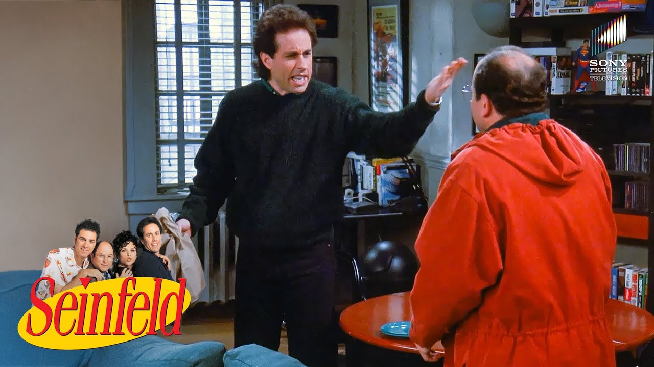 Jerry Throws George "Out of the Loop" | Seinfeld