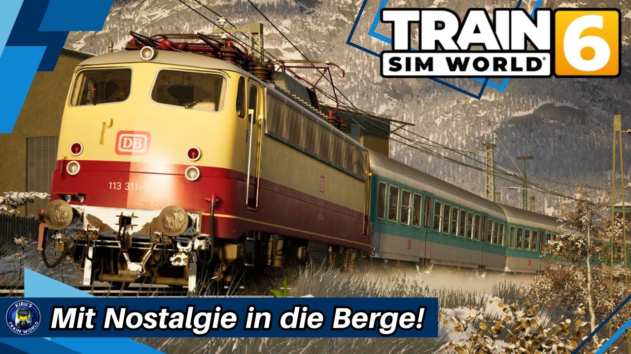 Mittenwald & RETOUR! | Train Sim World 6 | RB (BR110) | Mittenwald - Szenario | 🔊ANSAGEN🔊
