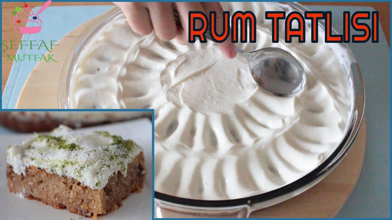 RUM TATLISI NAMIDİĞER KIBRIS TATLISINI 👌🏻BİR DE BÖYLE DENEYİN🙋🏻 LEZZETİ TAVAN YAPSIN💁🏼
